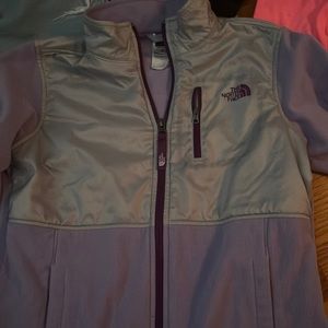 Girls north face fleece